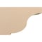 Ekena Millwork 12"W x 36"D x 24"H Classic Van Buren Rough Cedar Woodgrain TimberThane Corbel, Primed Tan CORUR12X36X24VANRCPR - alternate 6